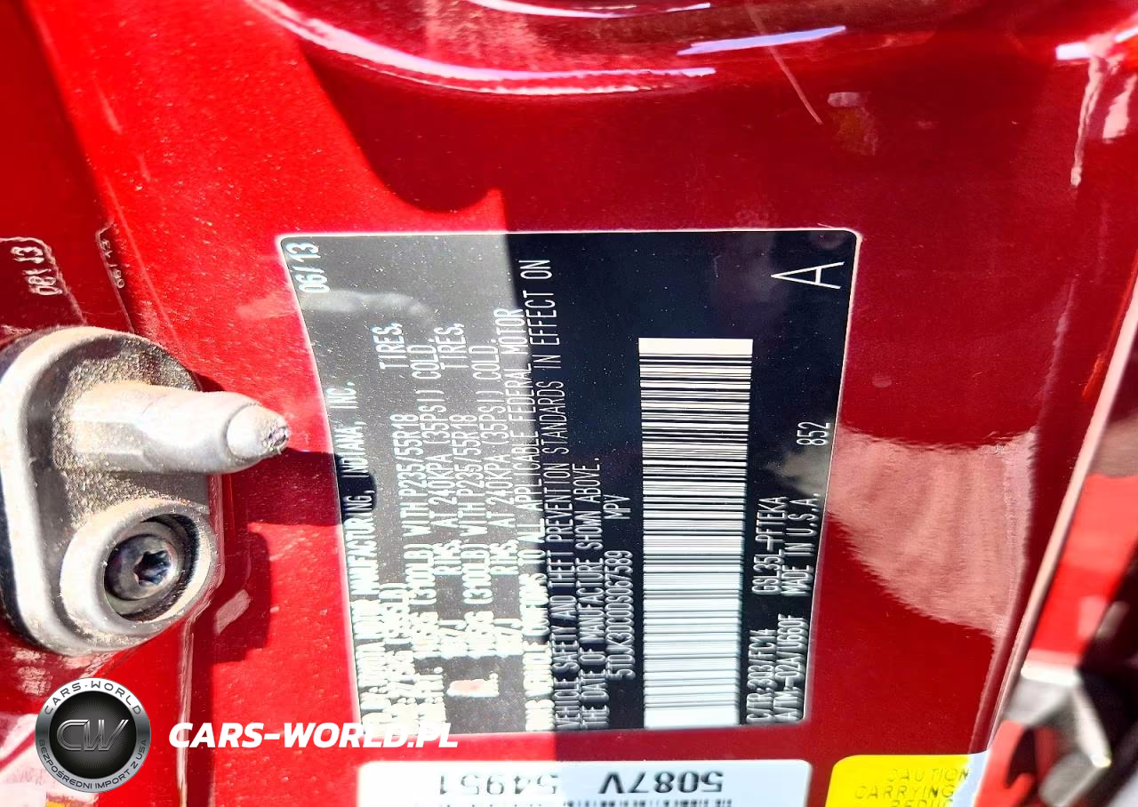 2013 Toyota Sienna Le VIN:5TDJK3DC0DS067589 - 13