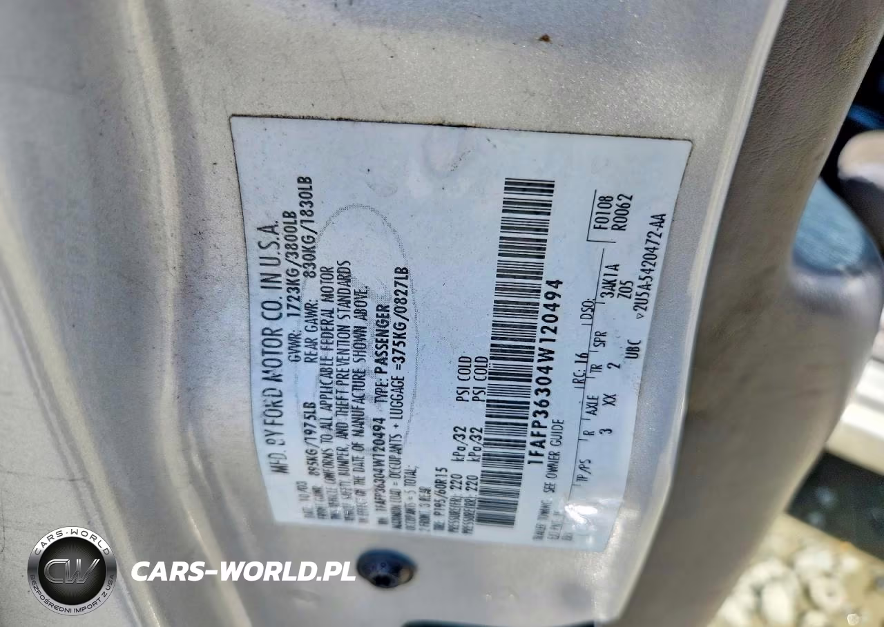 2004 Ford Focus Se VIN:1FAFP36304W120494 - 13