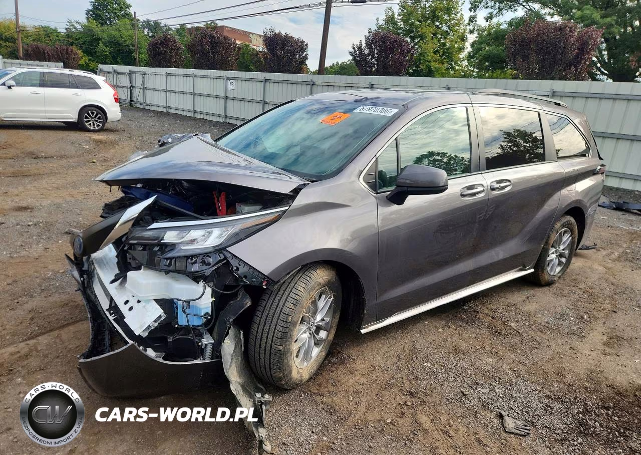 2022 Toyota Sienna Le VIN:5TDKSKFC3NS046720 - 1
