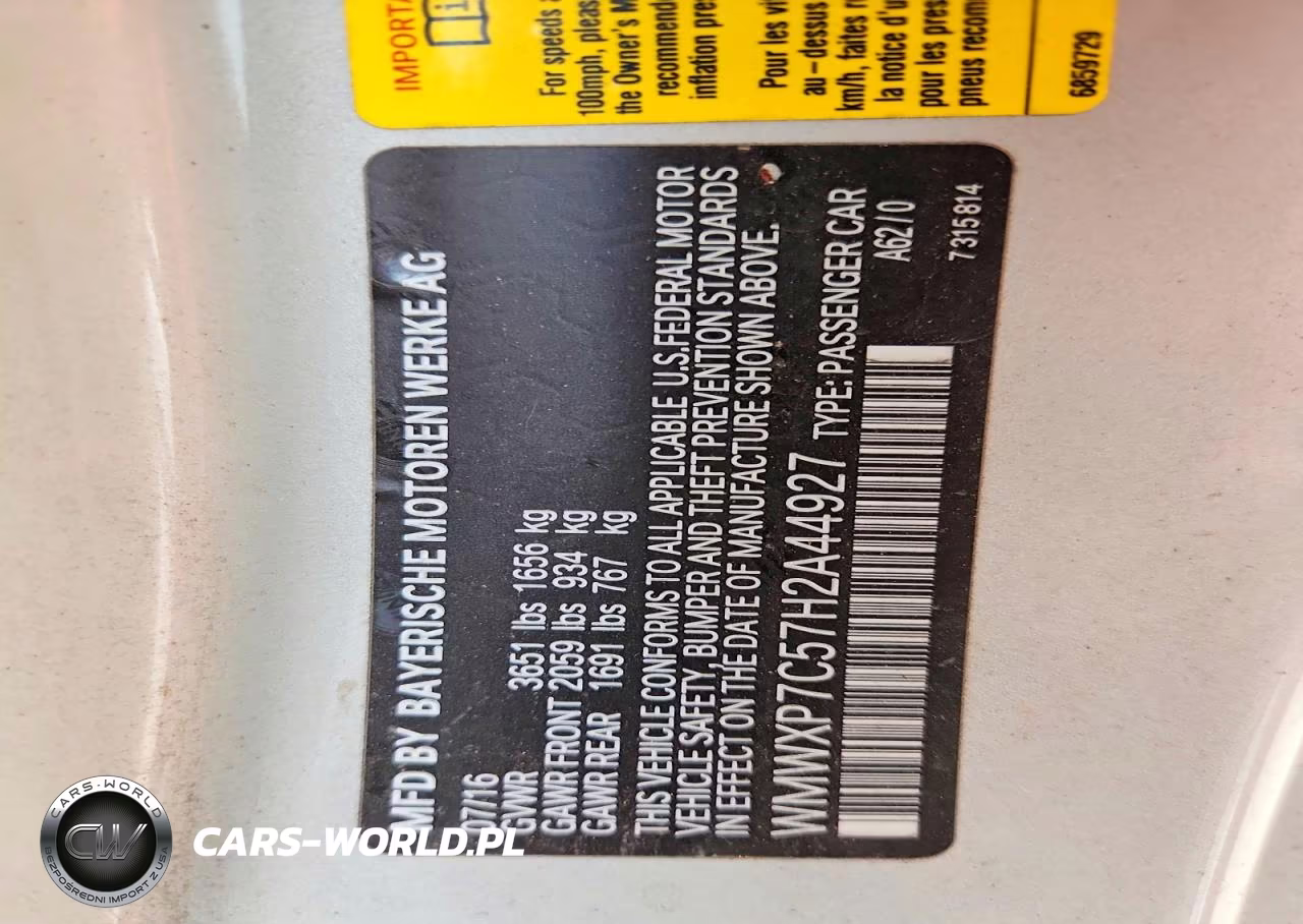 2017 Mini Cooper S VIN:WMWXP7C57H2A44927 - 12