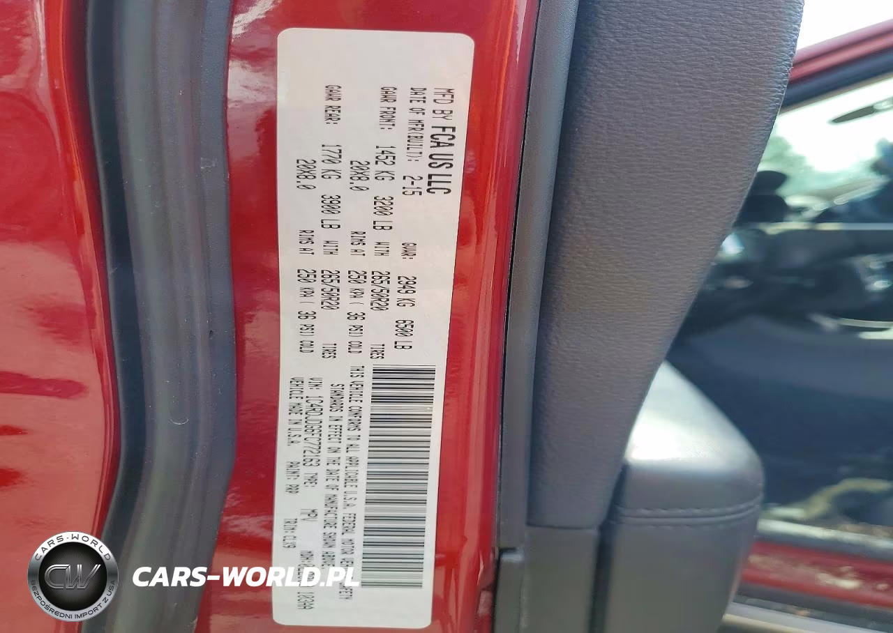 2015 Dodge Durango Limited VIN:1C4RDJDG6FC772163 - 13