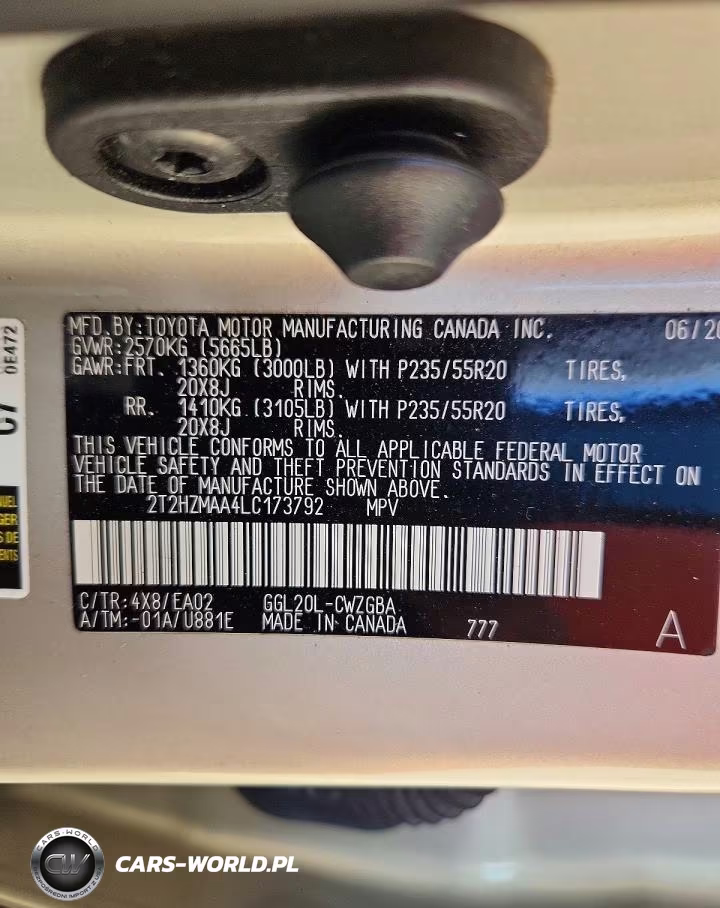 2020 Lexus Rx 350 VIN:2T2HZMAA4LC173792 - 13