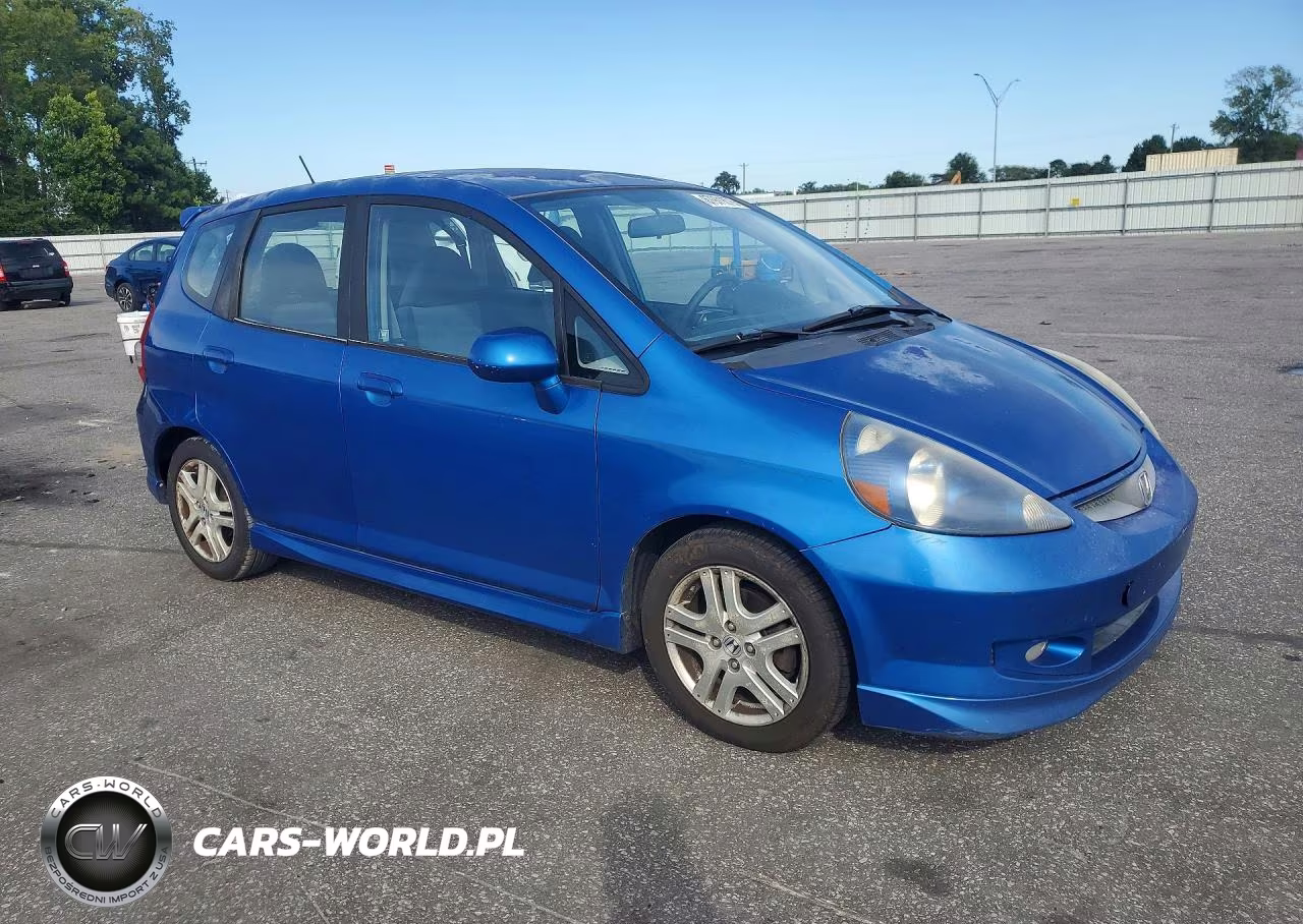 2008 Honda Fit Sport VIN:JHMGD38688S048888 - 4