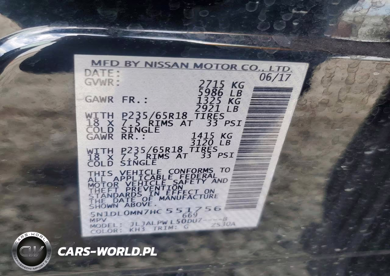 2017 Infiniti Qx60 Base VIN:5N1DL0MN7HC551756 - 13