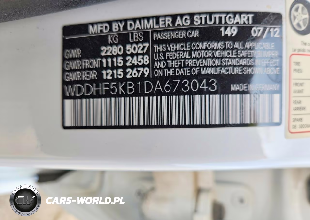 2013 Mercedes-Benz E 350 VIN:WDDHF5KB1DA673043 - 12
