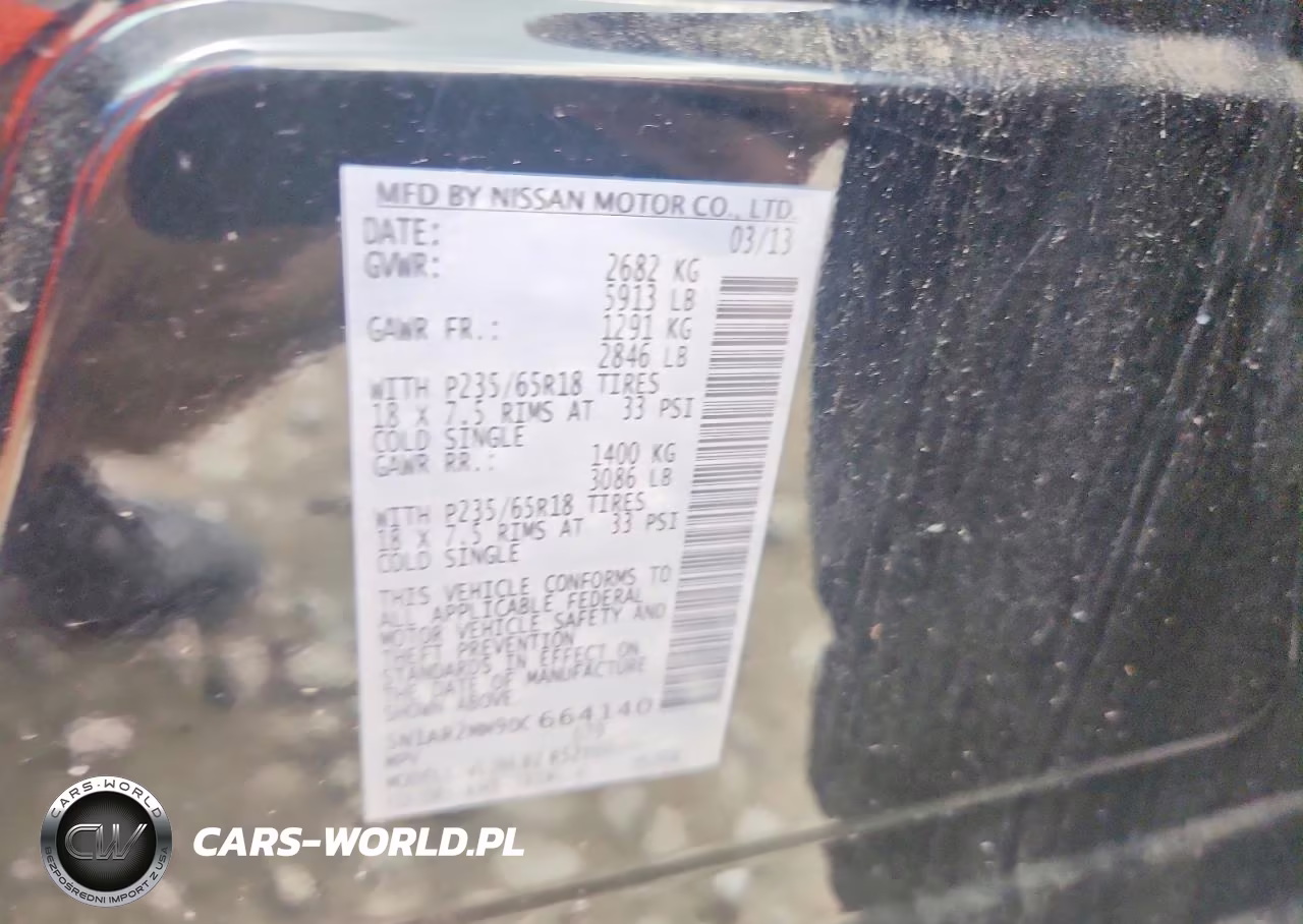 2013 Nissan Pathfinder S VIN:5N1AR2MM9DC664140 - 13