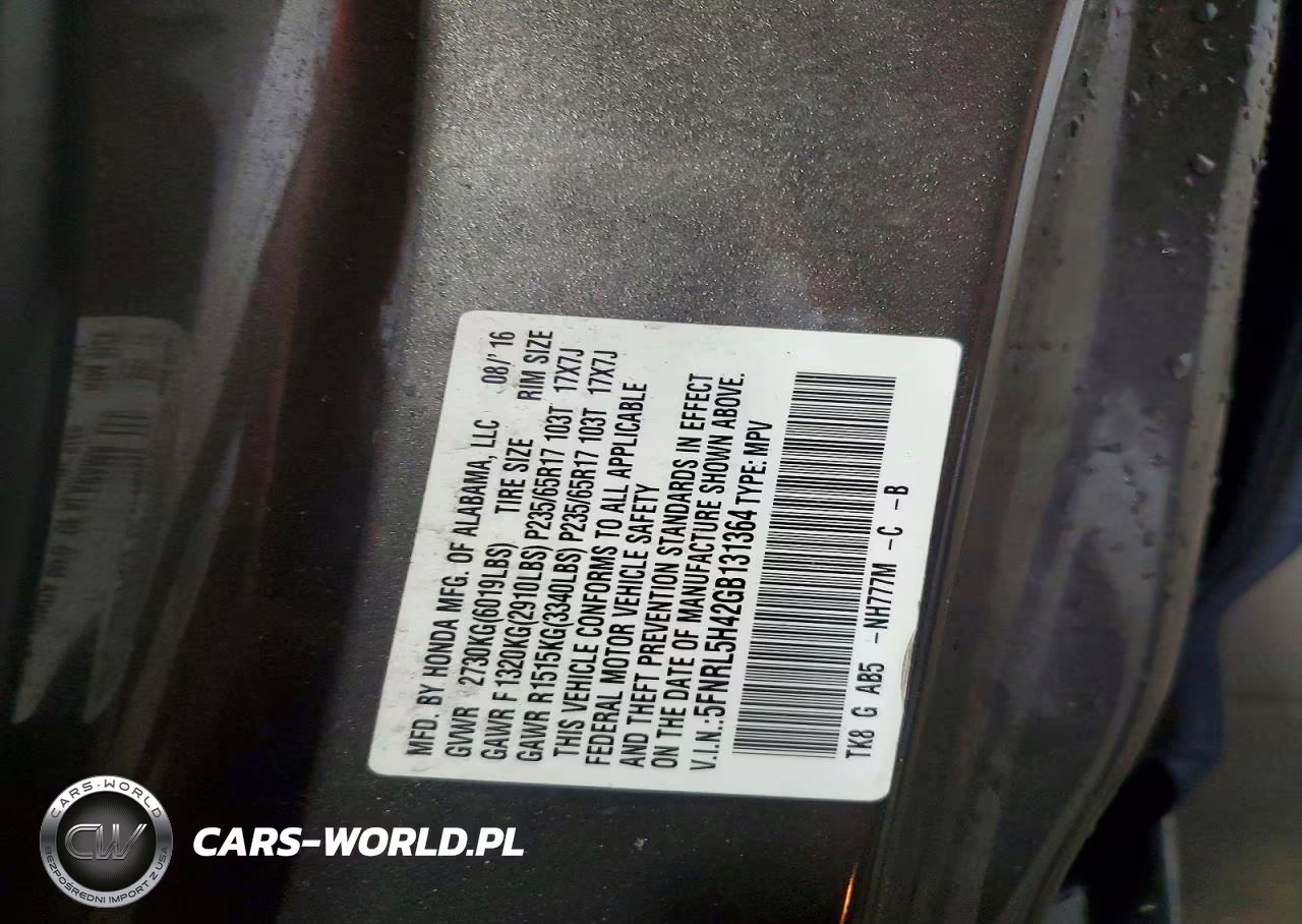 2016 Honda Odyssey Ex VIN:5FNRL5H42GB131364 - 14