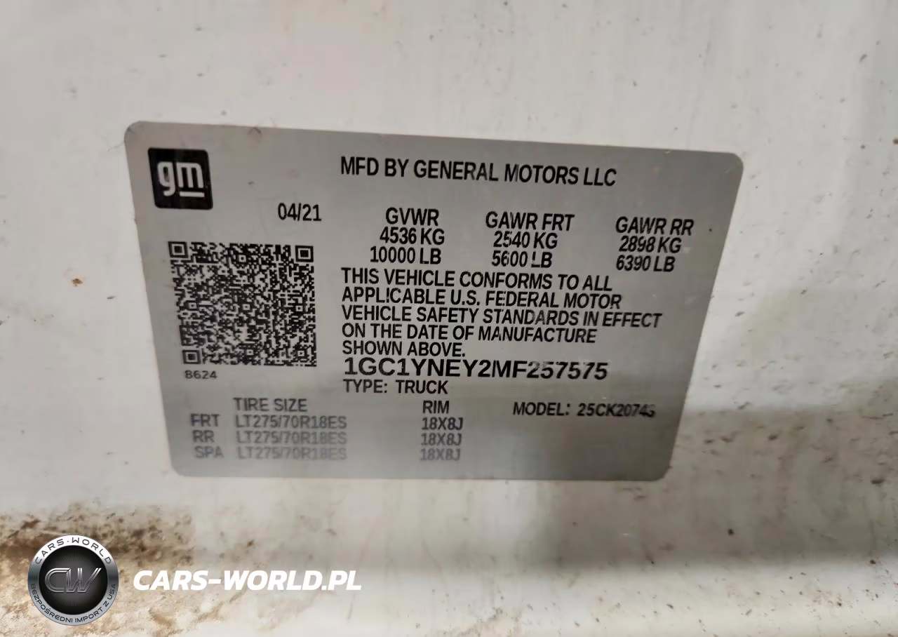 2021 Chevrolet Silverado K2500 Heavy Duty Lt VIN:1GC1YNEY2MF257575 - 13