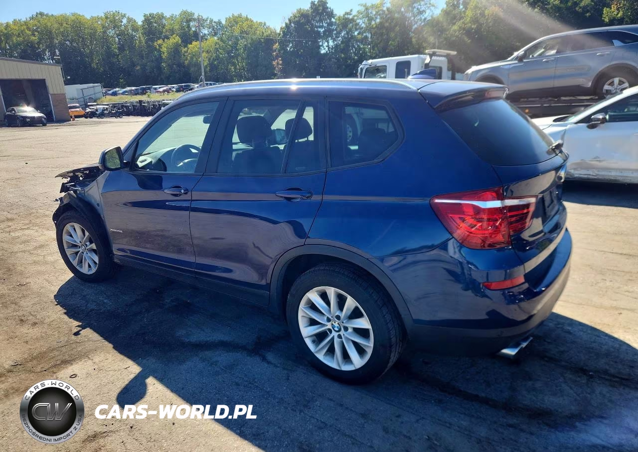 2017 BMW X3 xDrive28I VIN:5UXWX9C39H0T22615 - 2