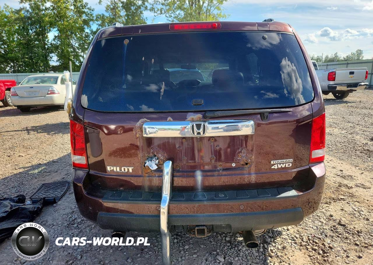2010 Honda Pilot Touring VIN:5FNYF4H95AB017908 - 6