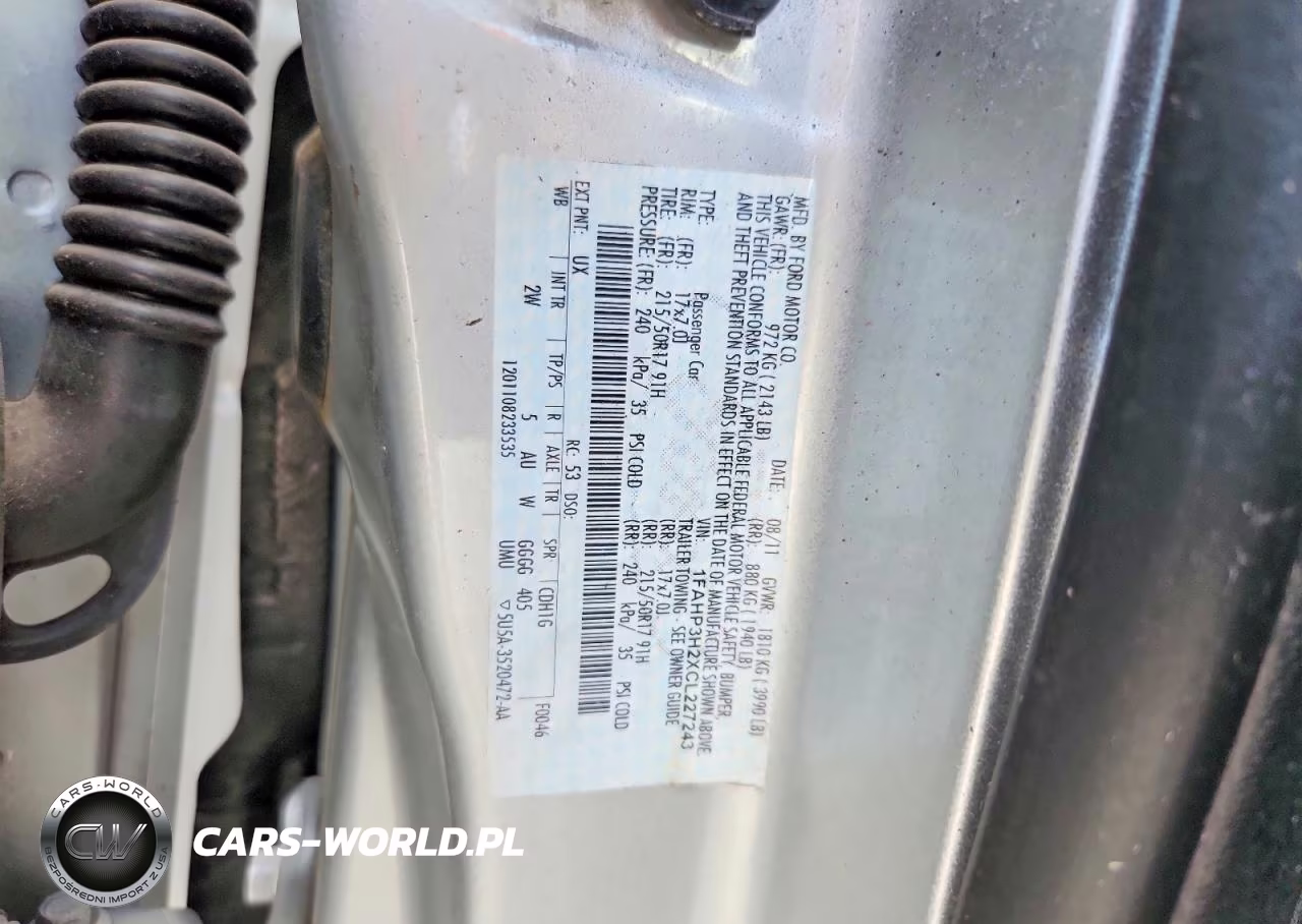 2012 Ford Focus Sel VIN:1FAHP3H2XCL227243 - 13