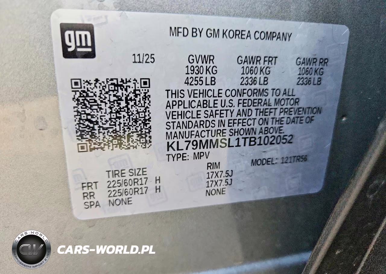 2026 Chevrolet Trailblazer Ls VIN:KL79MMSL1TB102052 - 13