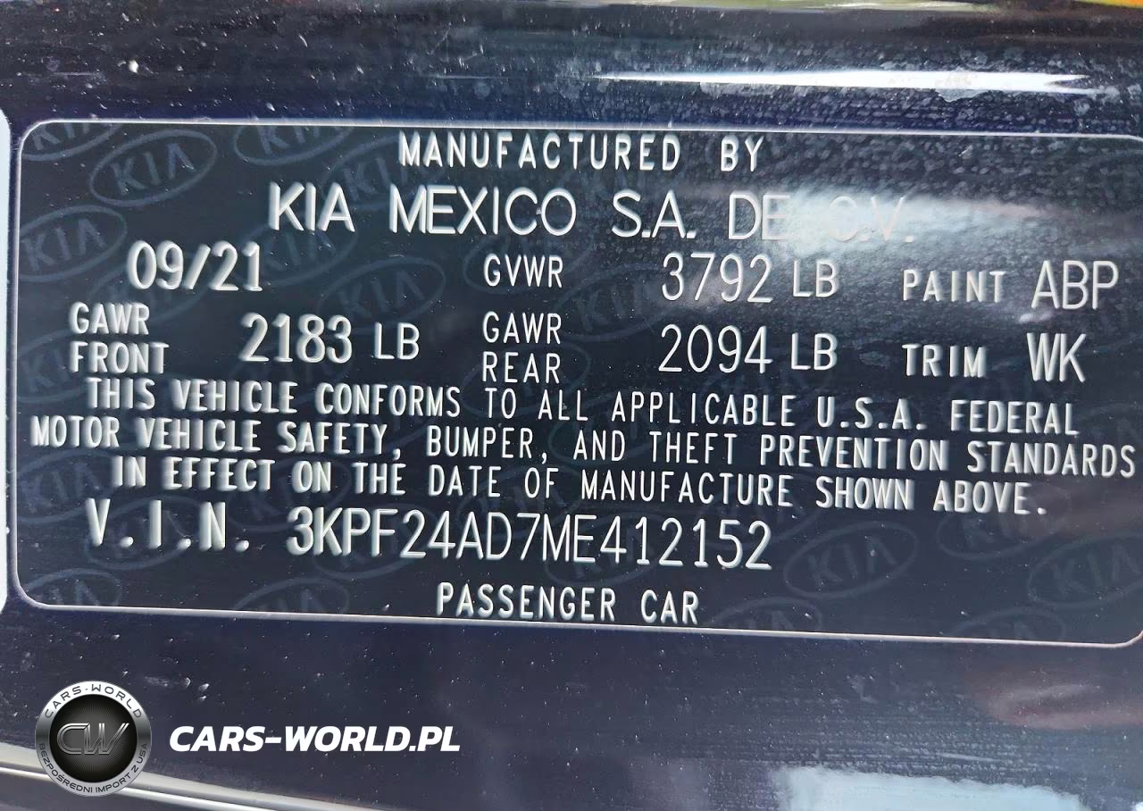 2021 Kia Forte Lxs VIN:3KPF24AD7ME412152 - 13