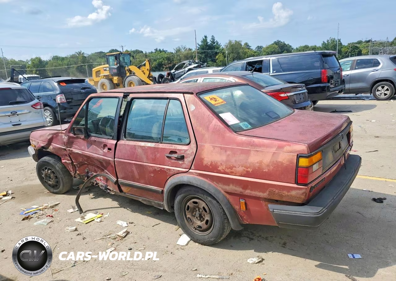 1987 Volkswagen Jetta Deluxe VIN:WVWGA9169HW595491 - 2