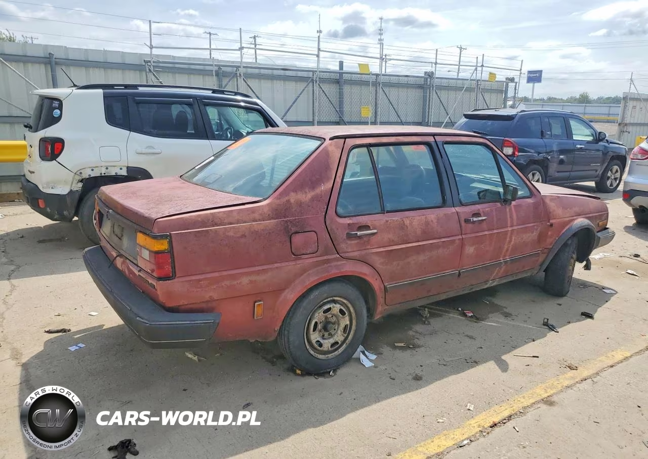 1987 Volkswagen Jetta Deluxe VIN:WVWGA9169HW595491 - 3