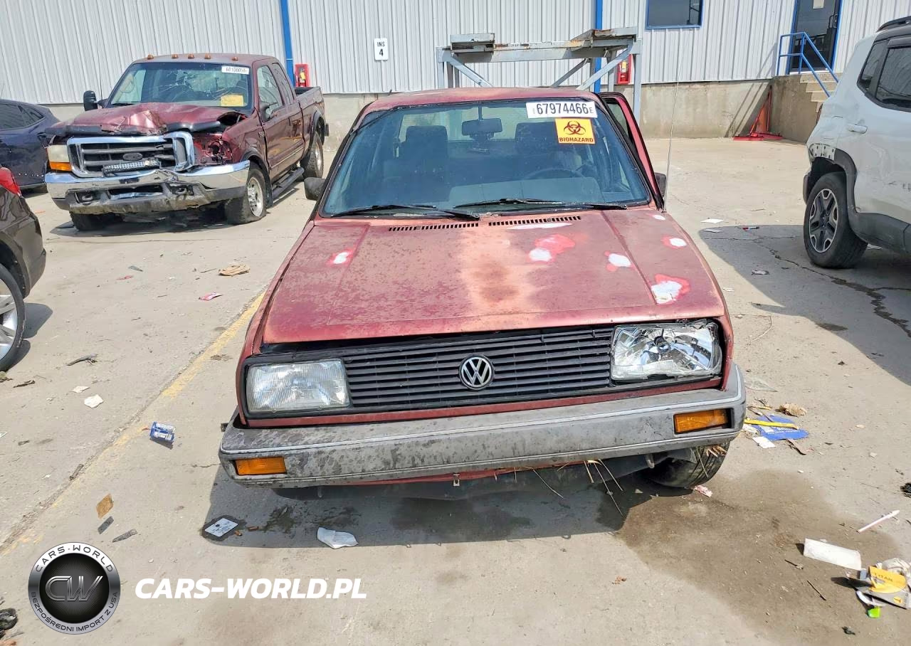 1987 Volkswagen Jetta Deluxe VIN:WVWGA9169HW595491 - 5