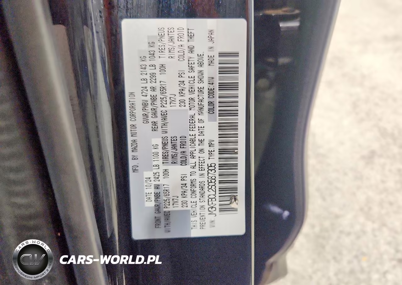 2025 Mazda Cx-5 Preferred VIN:JM3KFBCL2S0587305 - 14