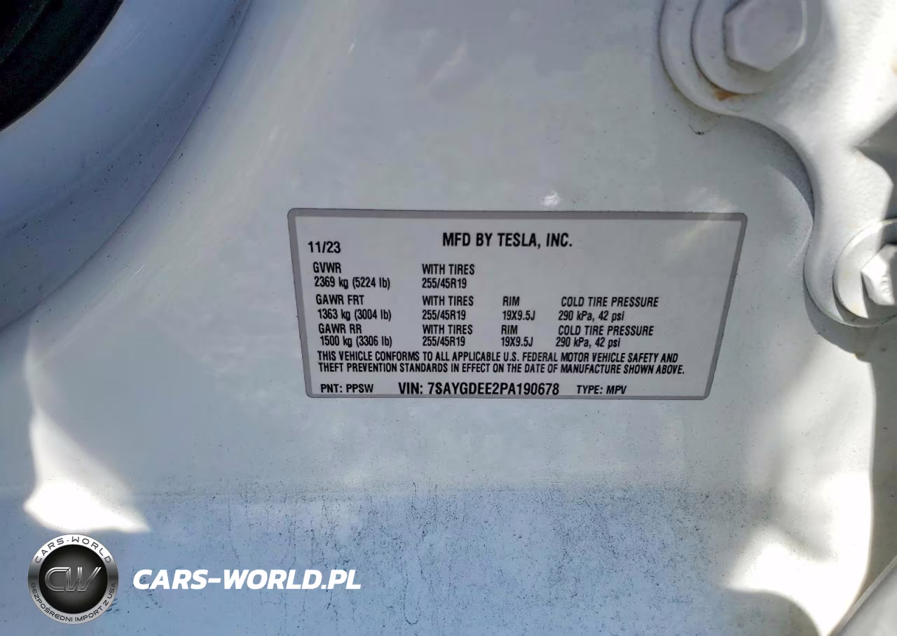 2023 Tesla Model Y VIN:7SAYGDEE2PA190678 - 12