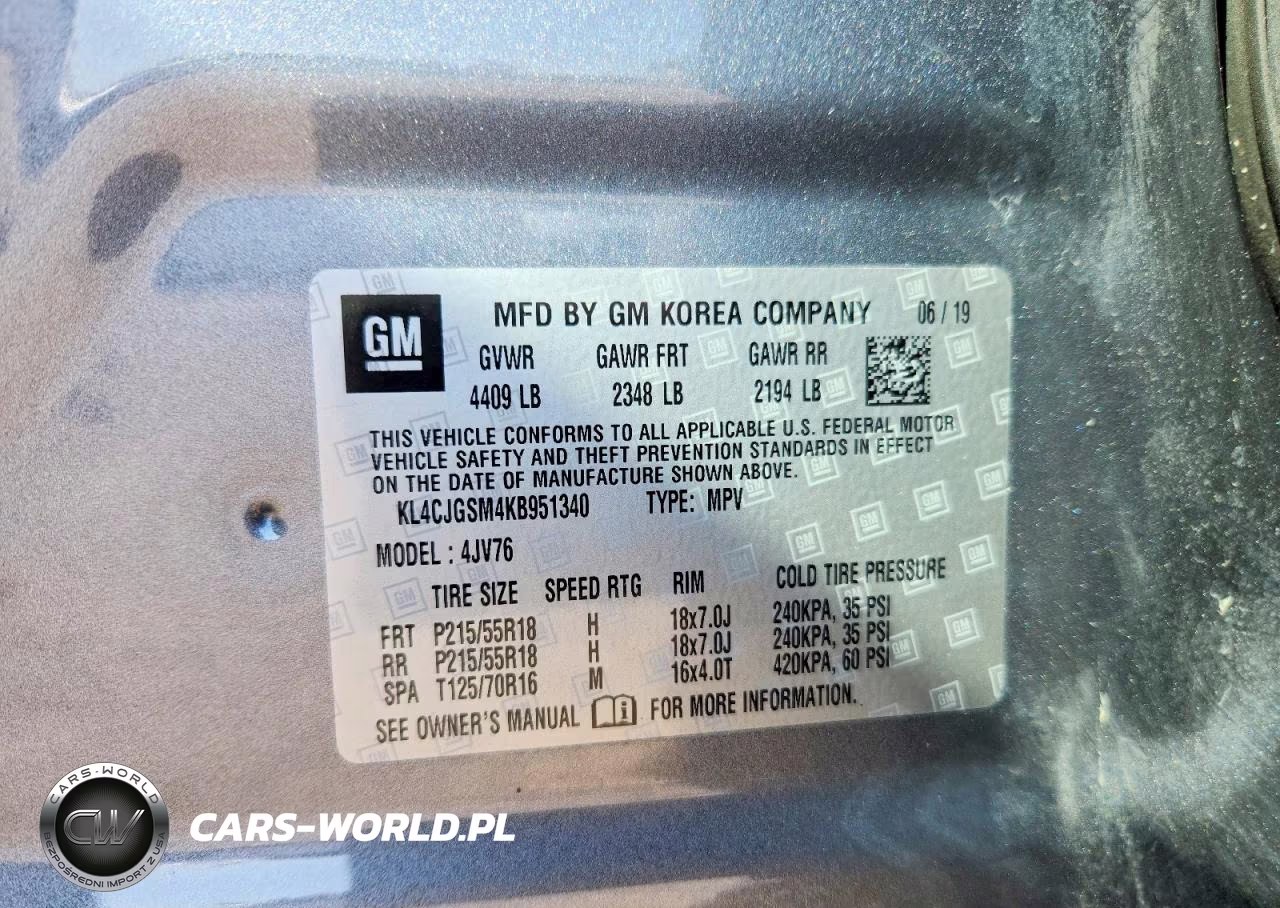 2019 Buick Encore Essence VIN:KL4CJGSM4KB951340 - 13