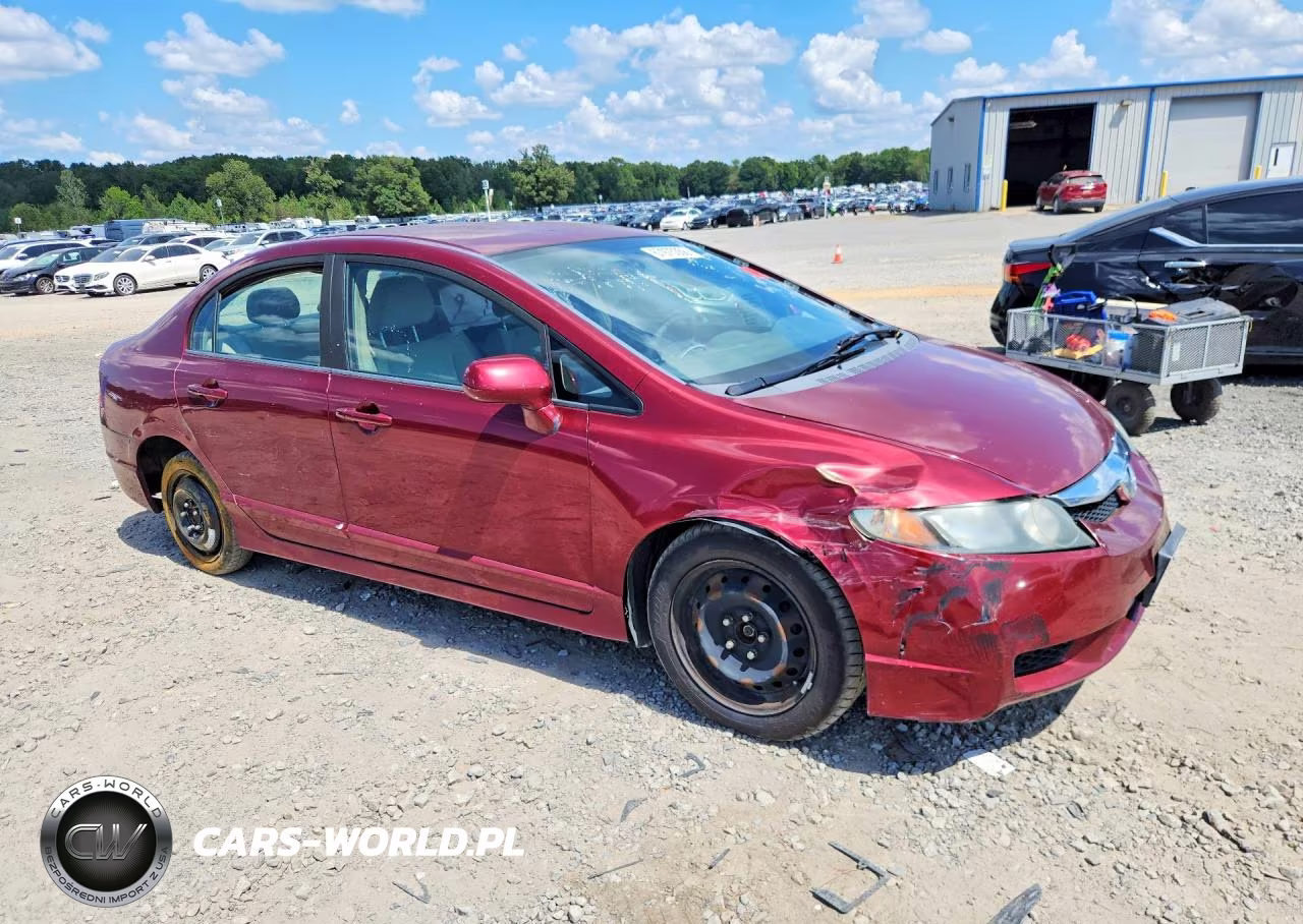 2009 Honda Civic Lx VIN:19XFA16589E040735 - 4