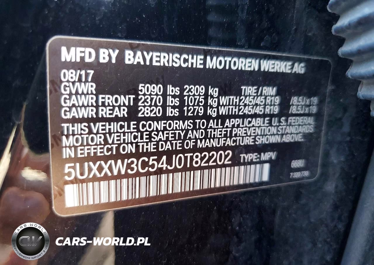 2018 BMW X4 xDrive28I VIN:5UXXW3C54J0T82202 - 13