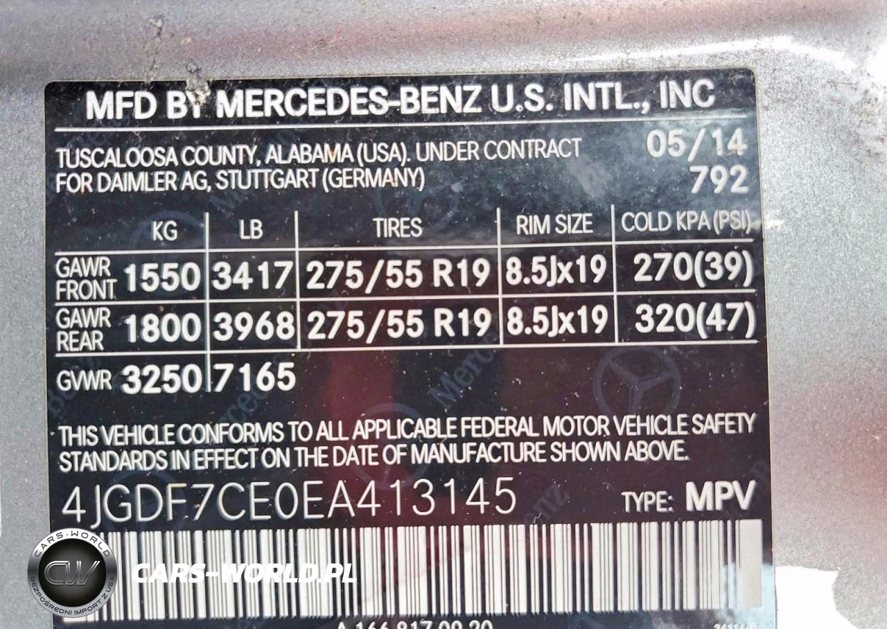 2014 Mercedes-Benz Gl 450 4Matic VIN:4JGDF7CE0EA413145 - 13