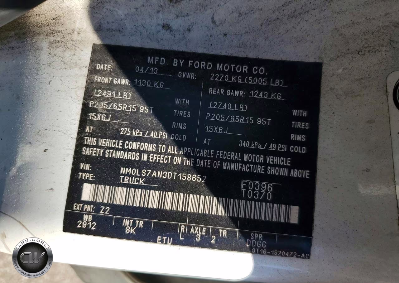 2013 Ford Transit Connect Xl VIN:NM0LS7AN3DT158652 - 14