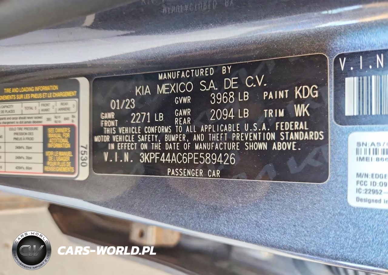 2023 Kia Forte Gt VIN:3KPF44AC6PE589426 - 12