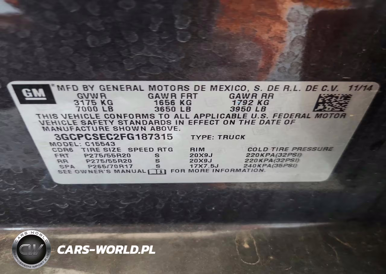 2015 Chevrolet Silverado C1500 Ltz VIN:3GCPCSEC2FG187315 - 12