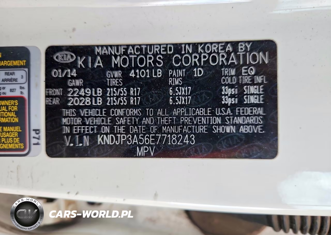 2014 Kia Soul + VIN:KNDJP3A56E7718243 - 12