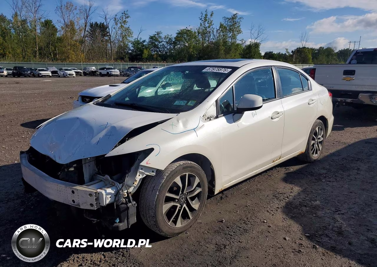 2013 Honda Civic Exl VIN:19XFB2F99DE213256 - 1