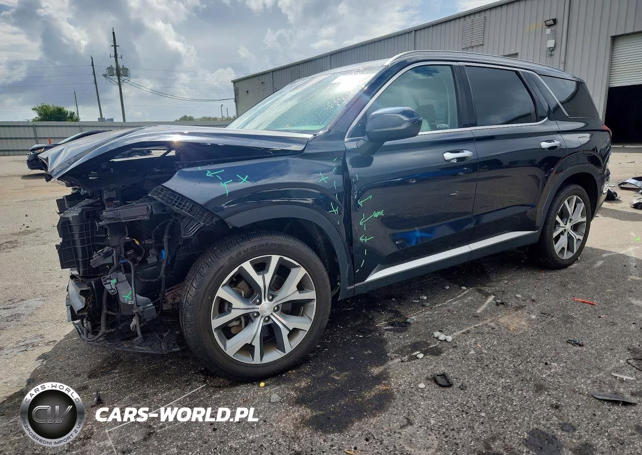 2021 Hyundai Palisade Sel VIN:KM8R44HE9MU243559 - 1