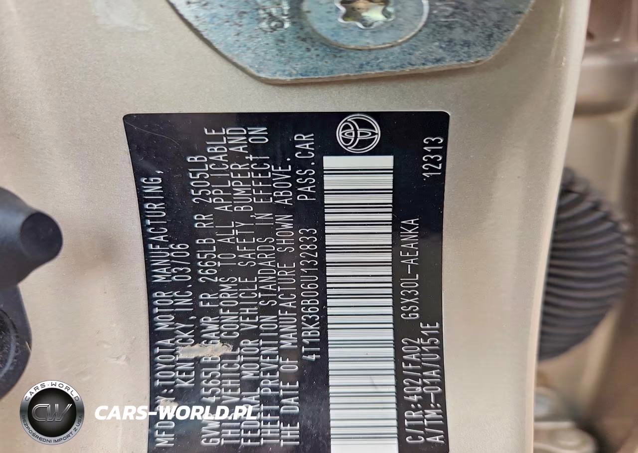 2006 Toyota Avalon Xl VIN:4T1BK36B06U132833 - 12