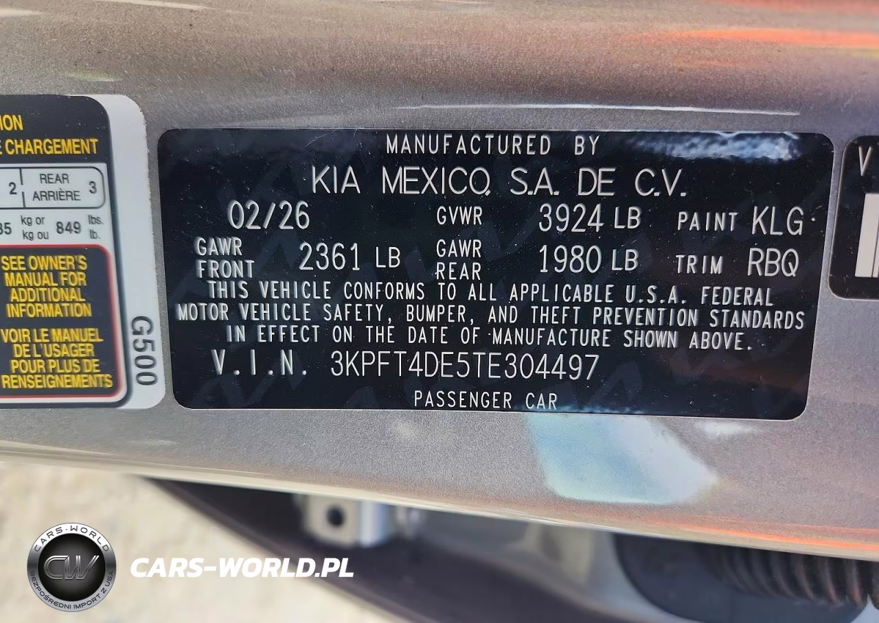 2026 Kia K4 Lxs VIN:3KPFT4DE5TE304497 - 13