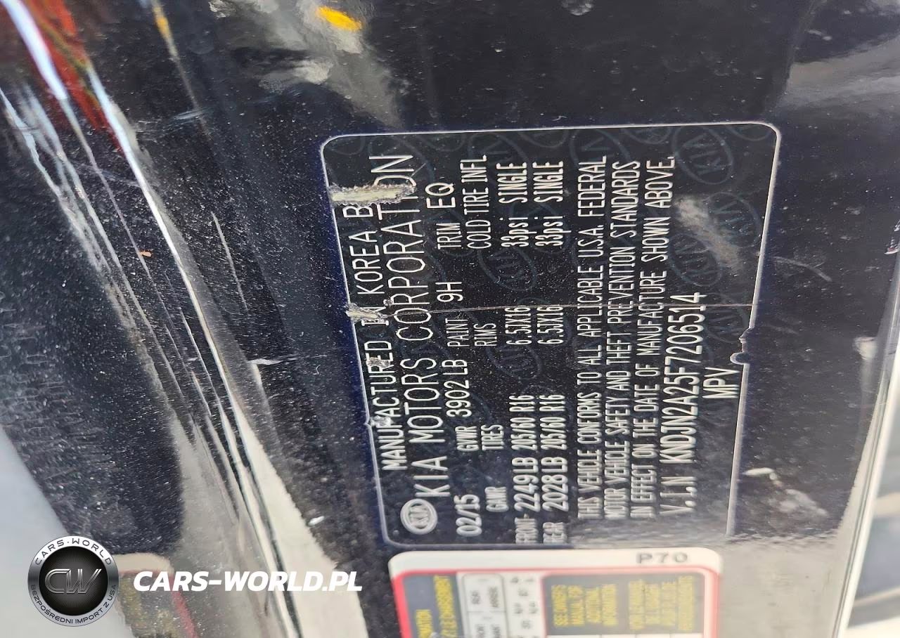 2015 Kia Soul Base VIN:KNDJN2A25F7206514 - 12