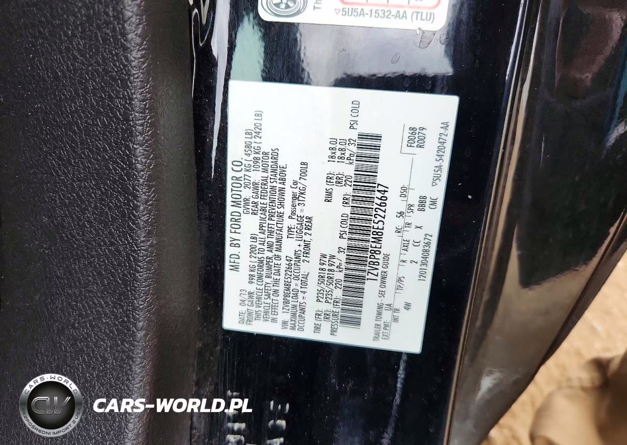 2014 Ford Mustang VIN:1ZVBP8EM8E5226647 - 12