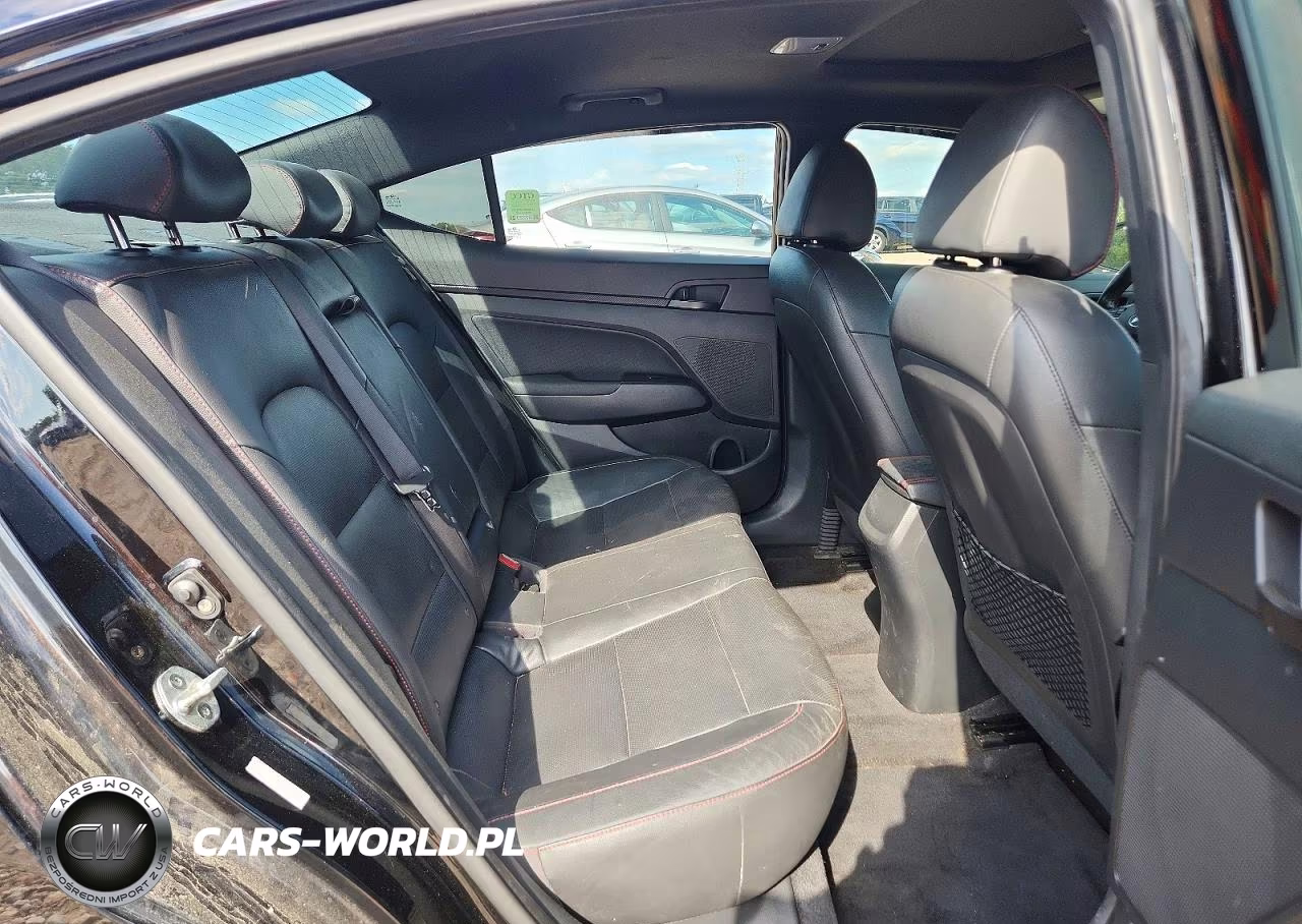 2019 Hyundai Elantra Sport VIN:KMHD04LB6KU859641 - 10