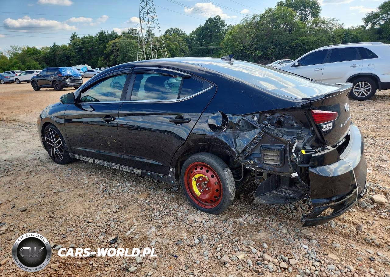 2019 Hyundai Elantra Sport VIN:KMHD04LB6KU859641 - 2