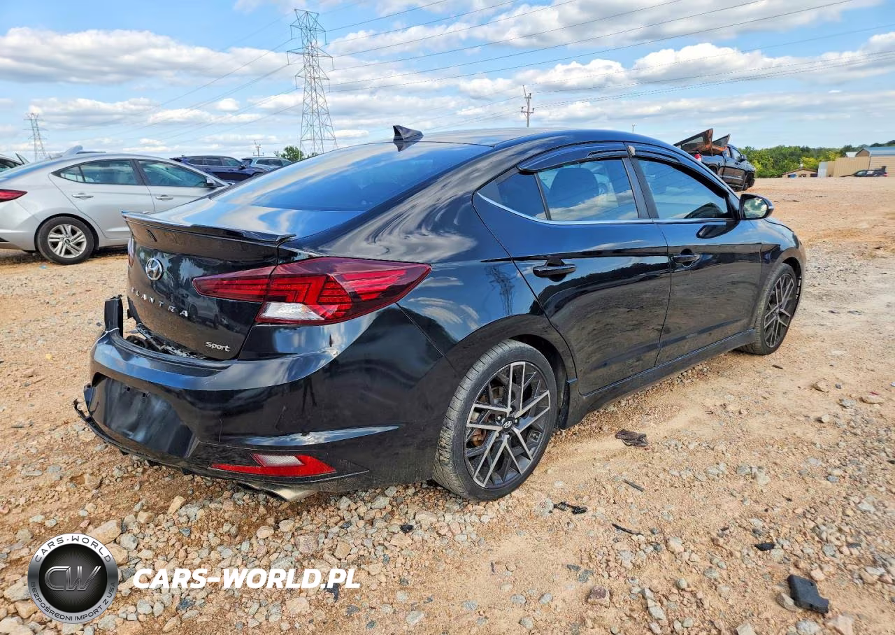 2019 Hyundai Elantra Sport VIN:KMHD04LB6KU859641 - 3
