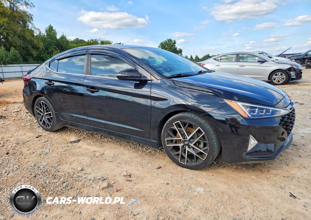 2019 Hyundai Elantra Sport VIN:KMHD04LB6KU859641 - 4