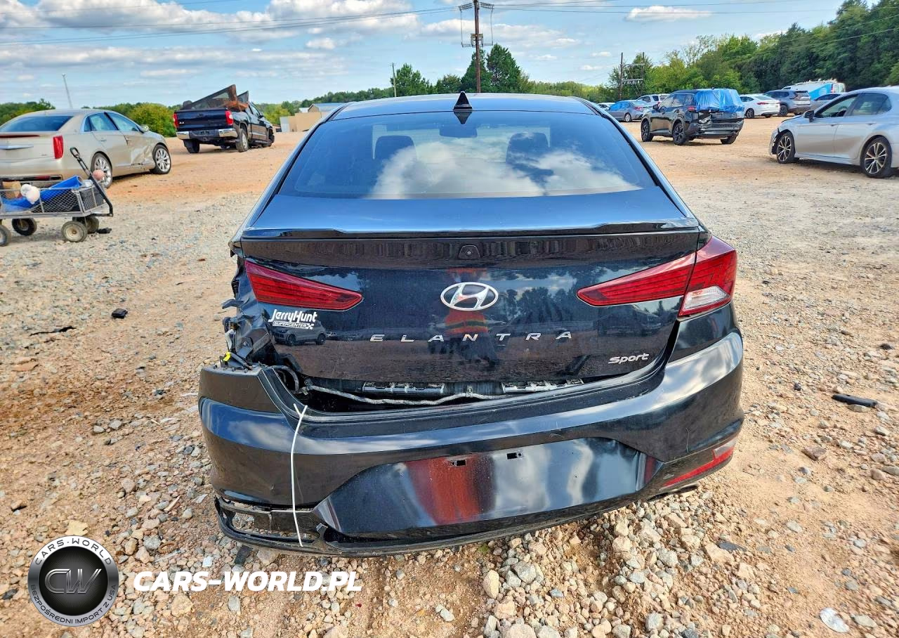 2019 Hyundai Elantra Sport VIN:KMHD04LB6KU859641 - 6
