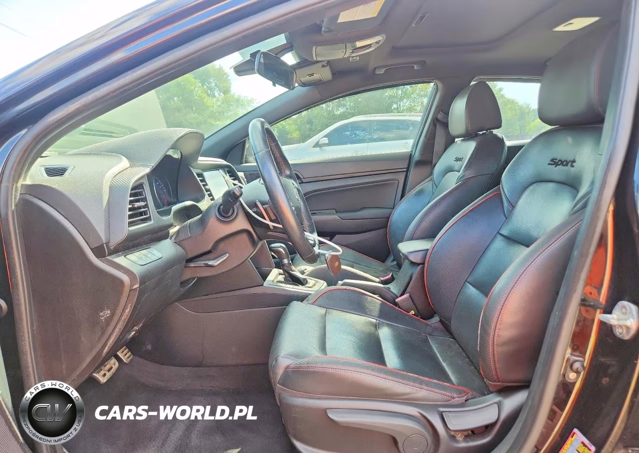 2019 Hyundai Elantra Sport VIN:KMHD04LB6KU859641 - 7