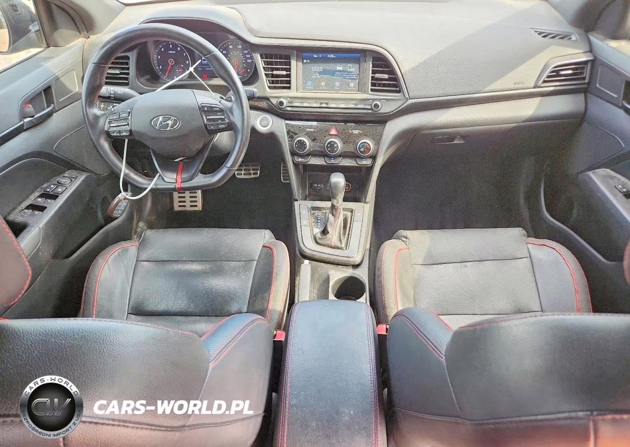 2019 Hyundai Elantra Sport VIN:KMHD04LB6KU859641 - 8