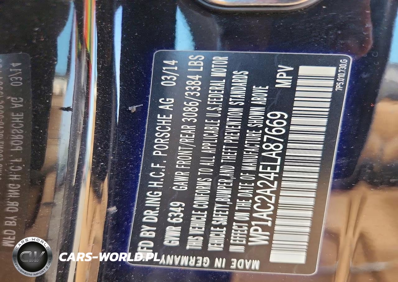 2014 Porsche Cayenne Turbo VIN:WP1AC2A24ELA87669 - 13