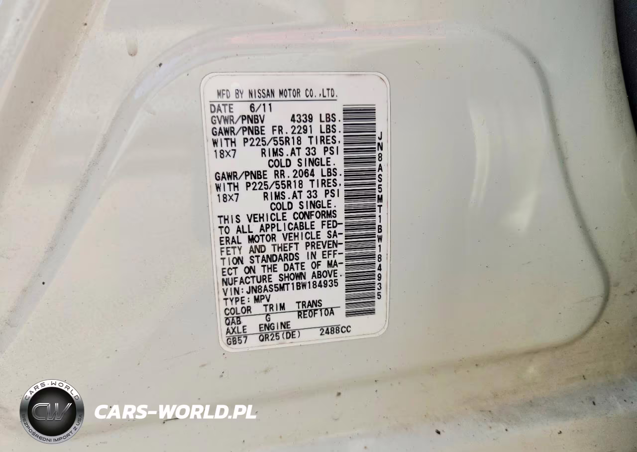 2011 Nissan Rogue S VIN:JN8AS5MT1BW184935 - 13