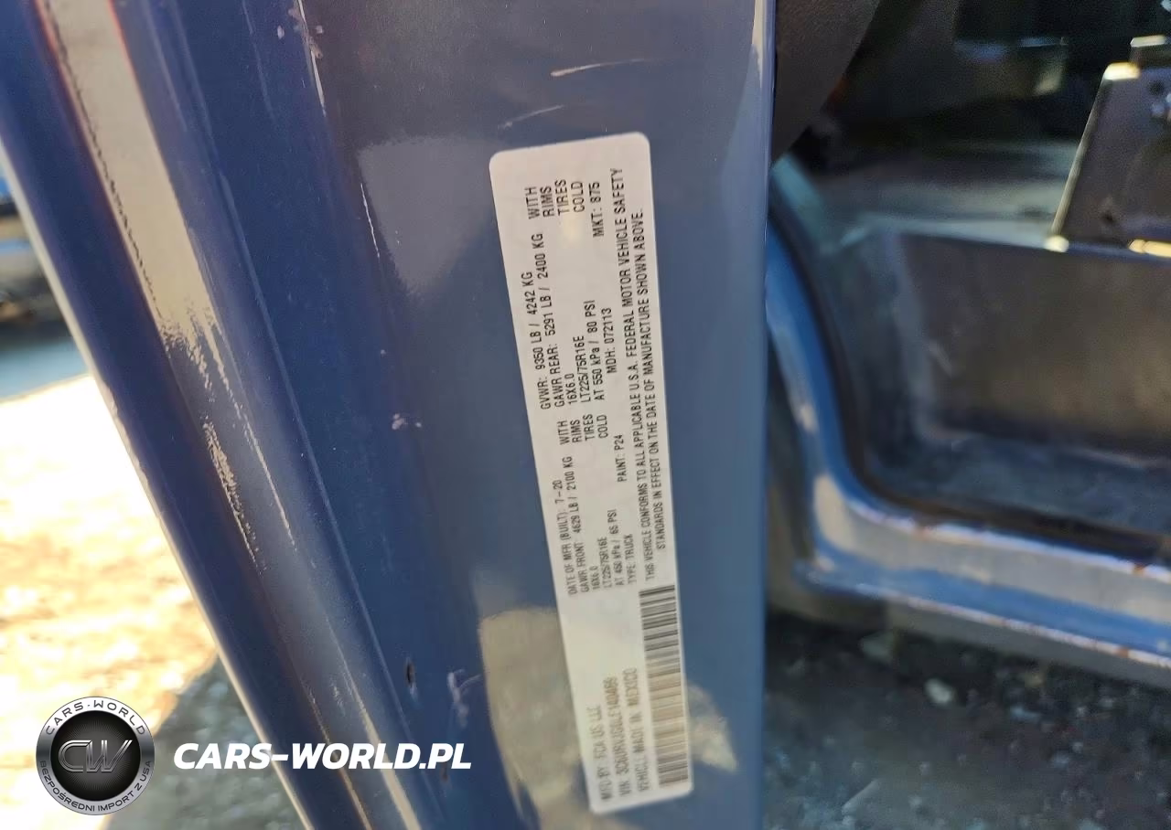 2020 Ram Promaster 3500 Delivery Van VIN:3C6URVJG0LE140469 - 13