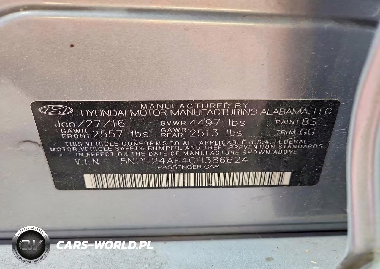 2016 Hyundai Sonata Se VIN:5NPE24AF4GH386624 - 12