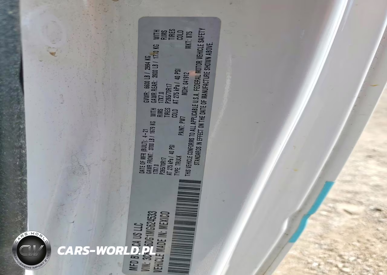 2021 Ram 1500 Classic Tradesman VIN:3C6JR6DG1MG624533 - 12