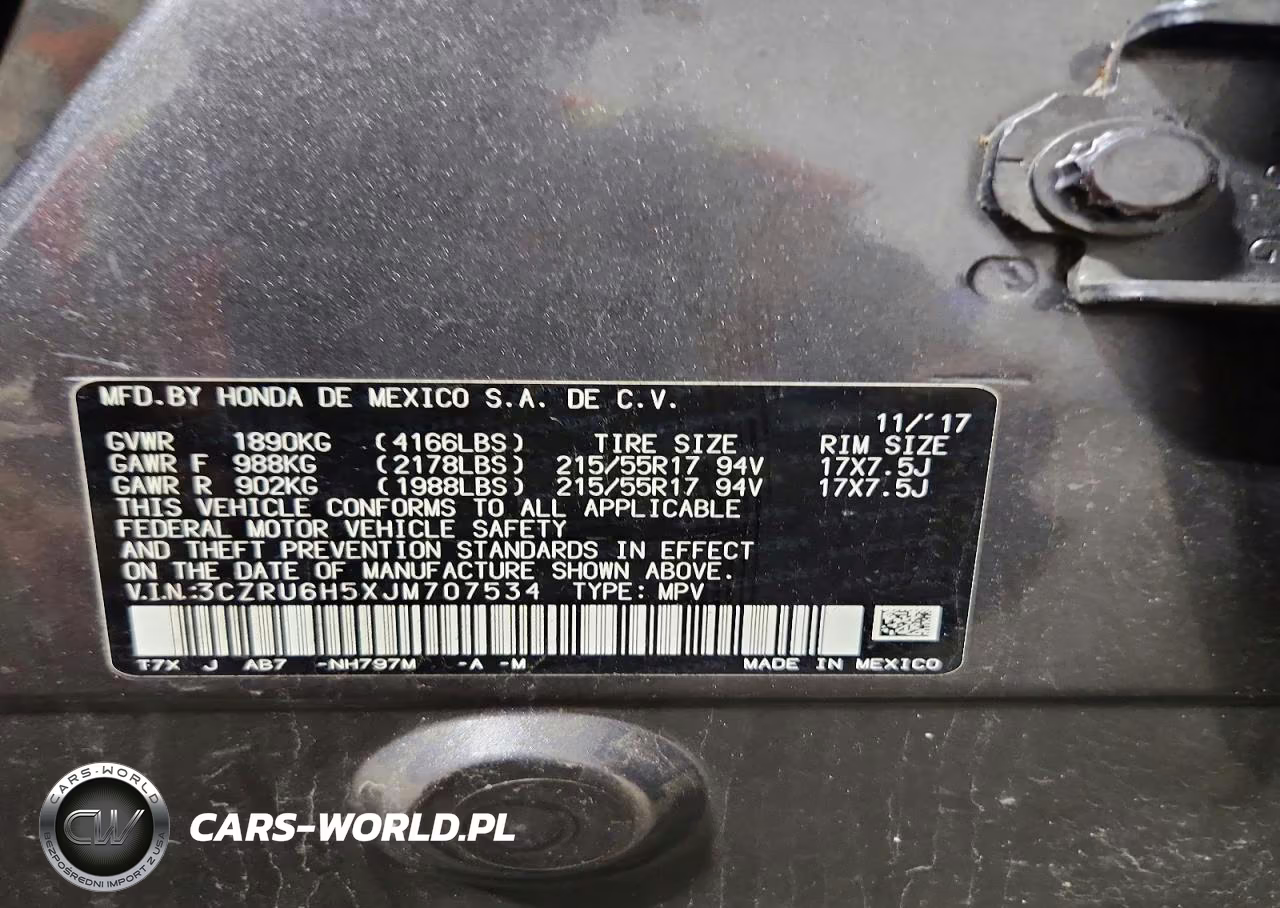 2018 Honda Hr-V Ex VIN:3CZRU6H5XJM707534 - 13