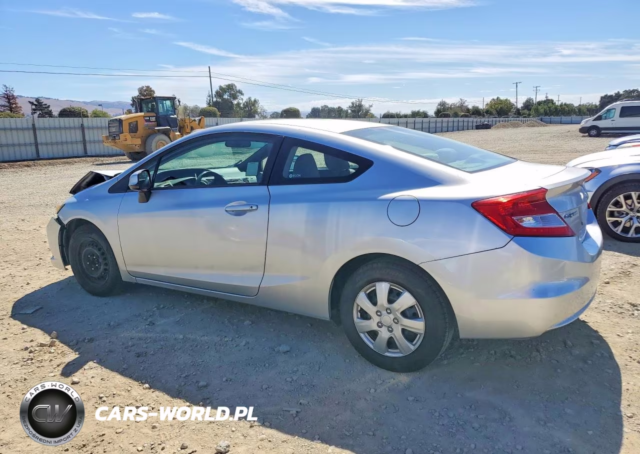 2012 Honda Civic Lx VIN:2HGFG3B58CH525776 - 2